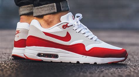 air max 1 rood wit